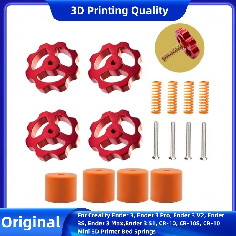 3D Printer Bed Spring - 4PCS 3D Printer Hot Bed Leveling