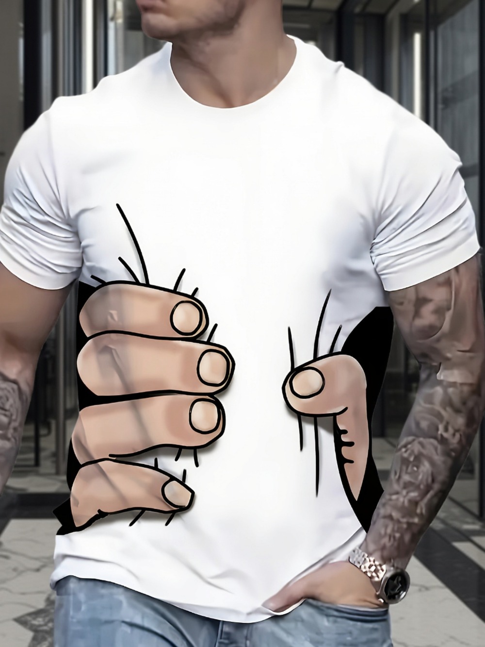 3D Printing Grip - Harajuku Funny Cartoon Grip Pattern 3D
