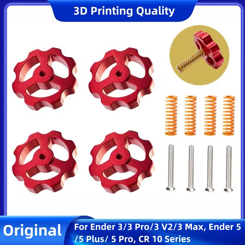 3D Printer Bed Spring - For Creality Metal Leveling Nuts, Hand