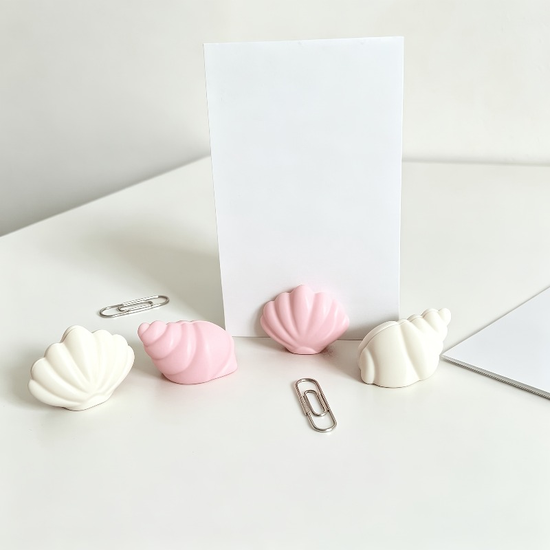 3D Printing With Pp - 4pcs Shell & Conch Photo Clips,