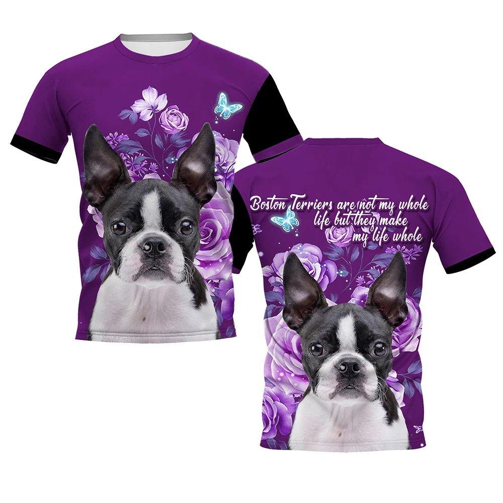 3D Printing Maket - HX Boston Terrier T-shirts Dog Make