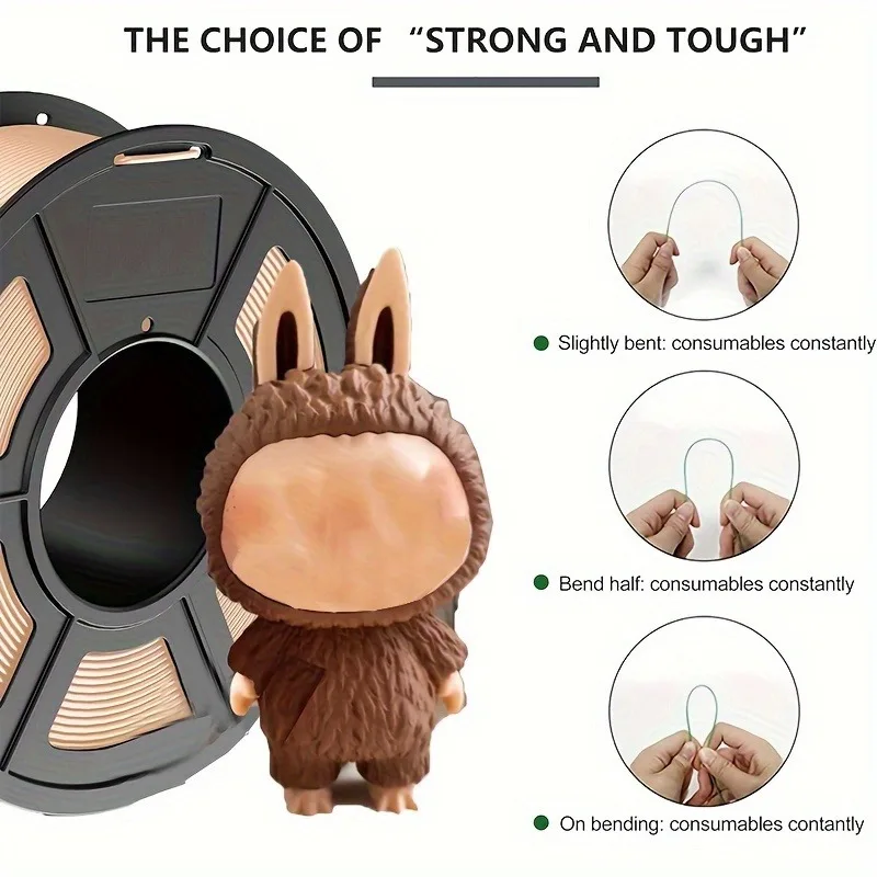 Skin Color PLA Filament 1.75Mm - đánh giá và giá 3D Printing Labubu