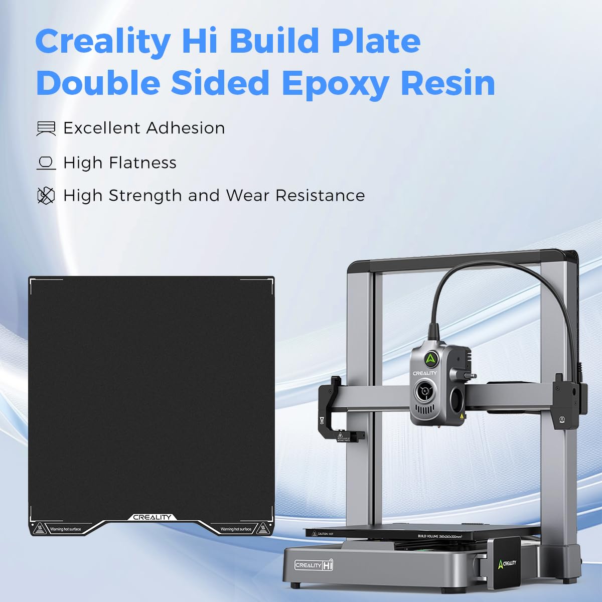 Creality Hi Epoxy Resin Build  - đánh giá và giá 3D Printer Bed Spring