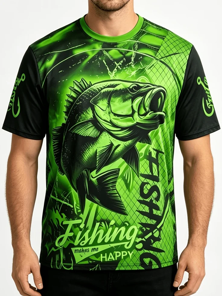 Fashion Men's 3D Fish Graphic  - đánh giá và giá 3D Printing Maket