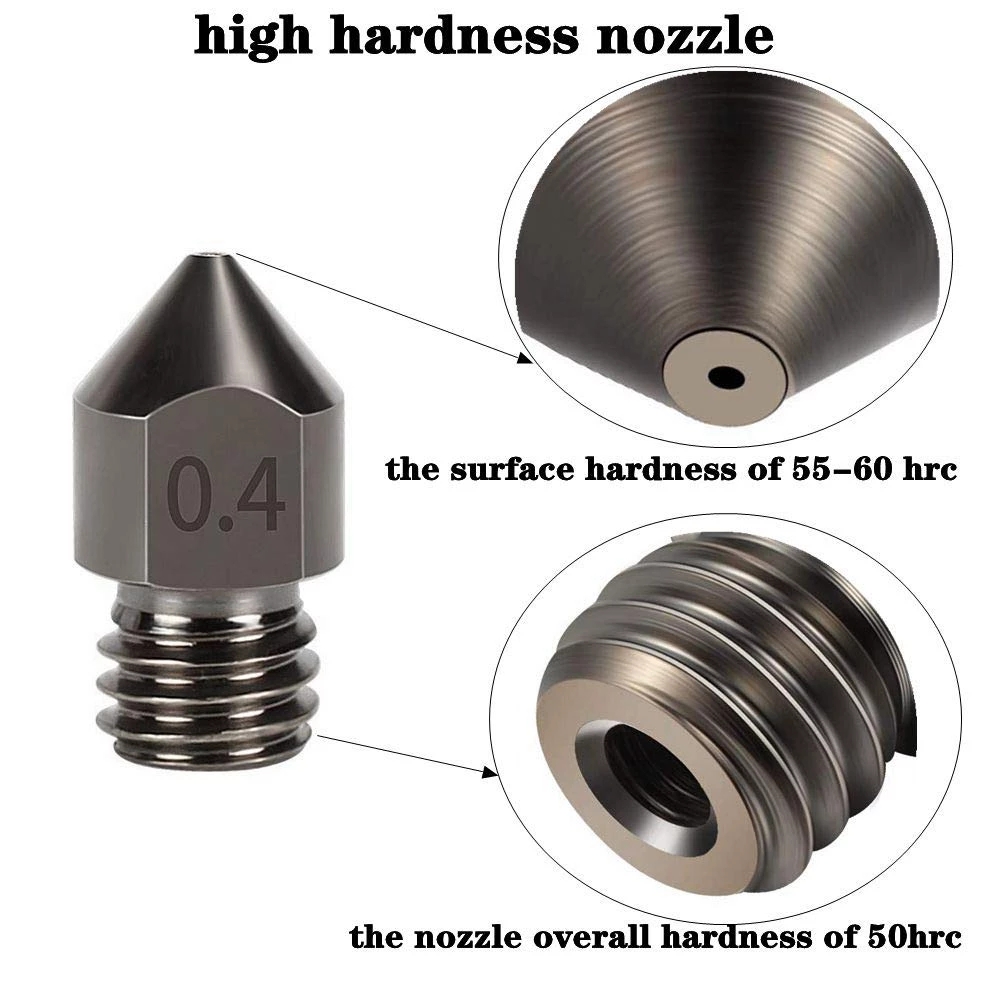 Siêu Cứng Không Gỉ Vòi Phun MK - đánh giá và giá 3D Printing Nozzle