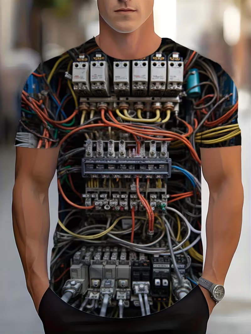 Men Electric Circuit Wire 3D A - đánh giá và giá 3D Printing Engineer