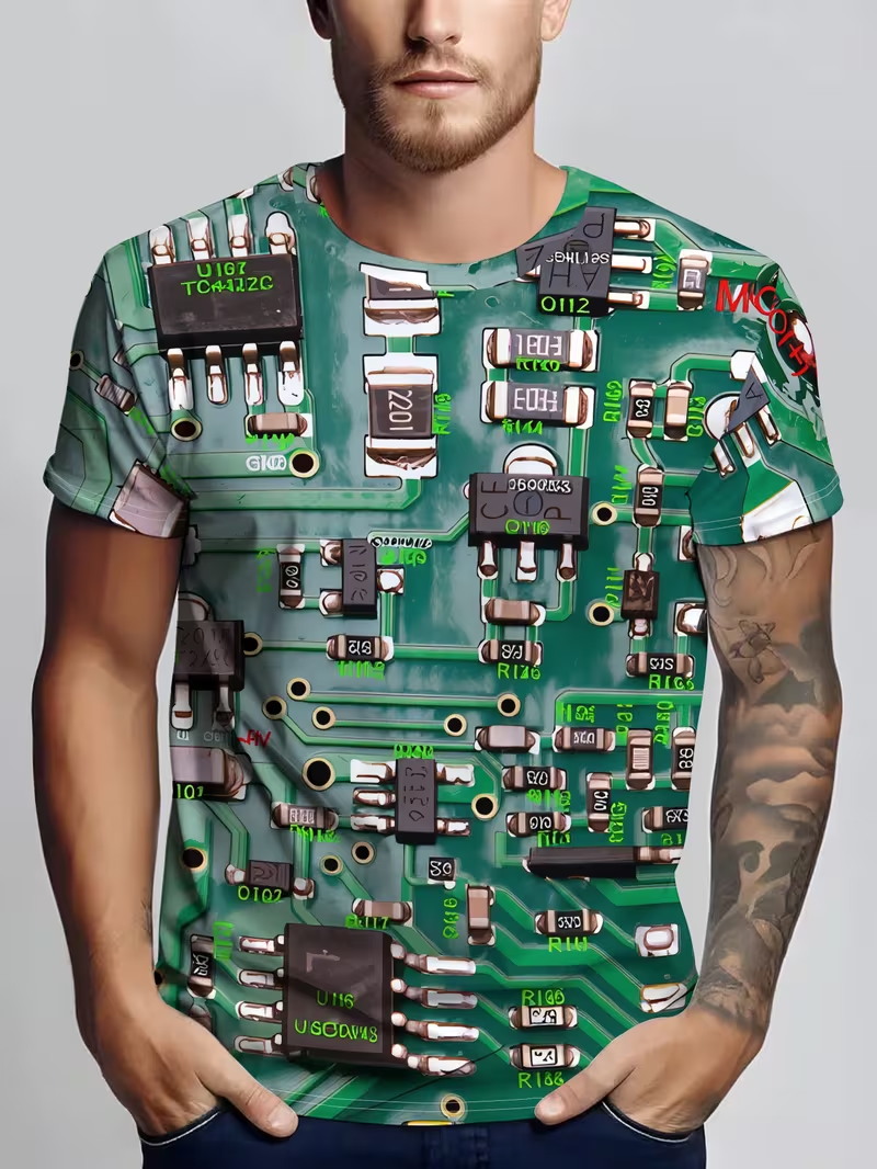 Men Electric Circuit Wire 3D A - đánh giá và giá 3D Printing Engineer