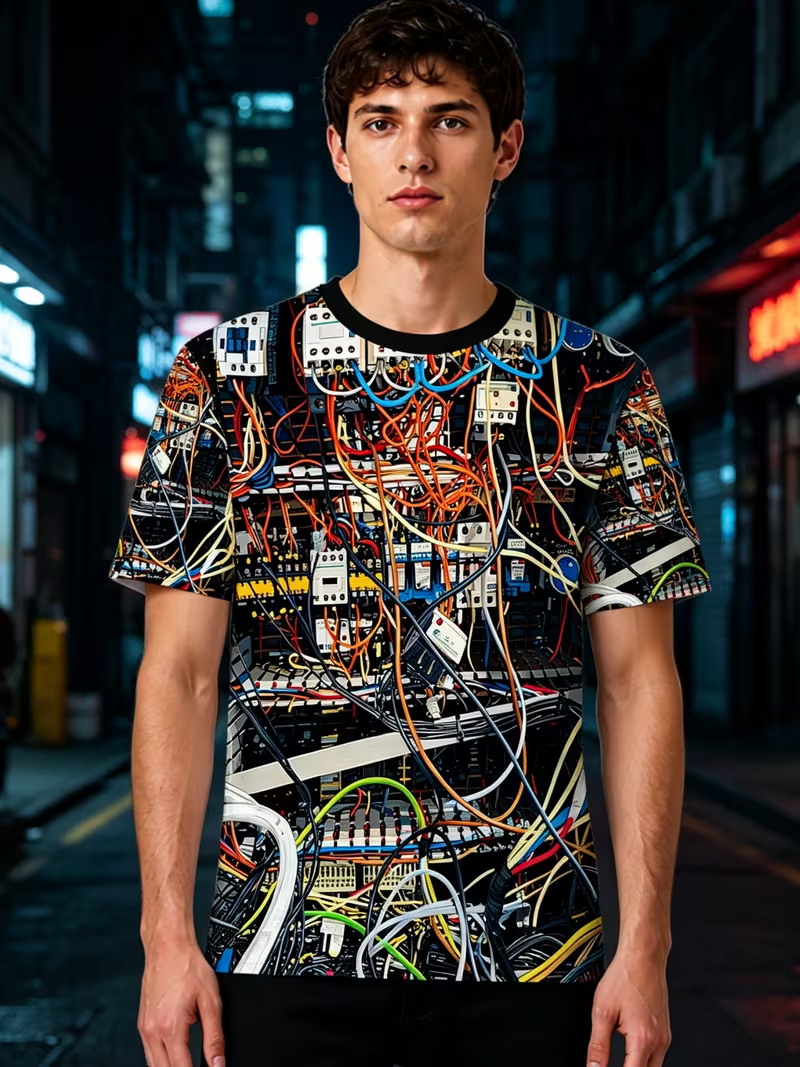 Men Electric Circuit Wire 3D A - đánh giá và giá 3D Printing Engineer
