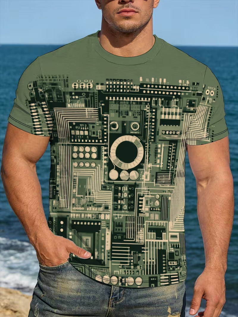 Men Electric Circuit Wire 3D A - đánh giá và giá 3D Printing Engineer