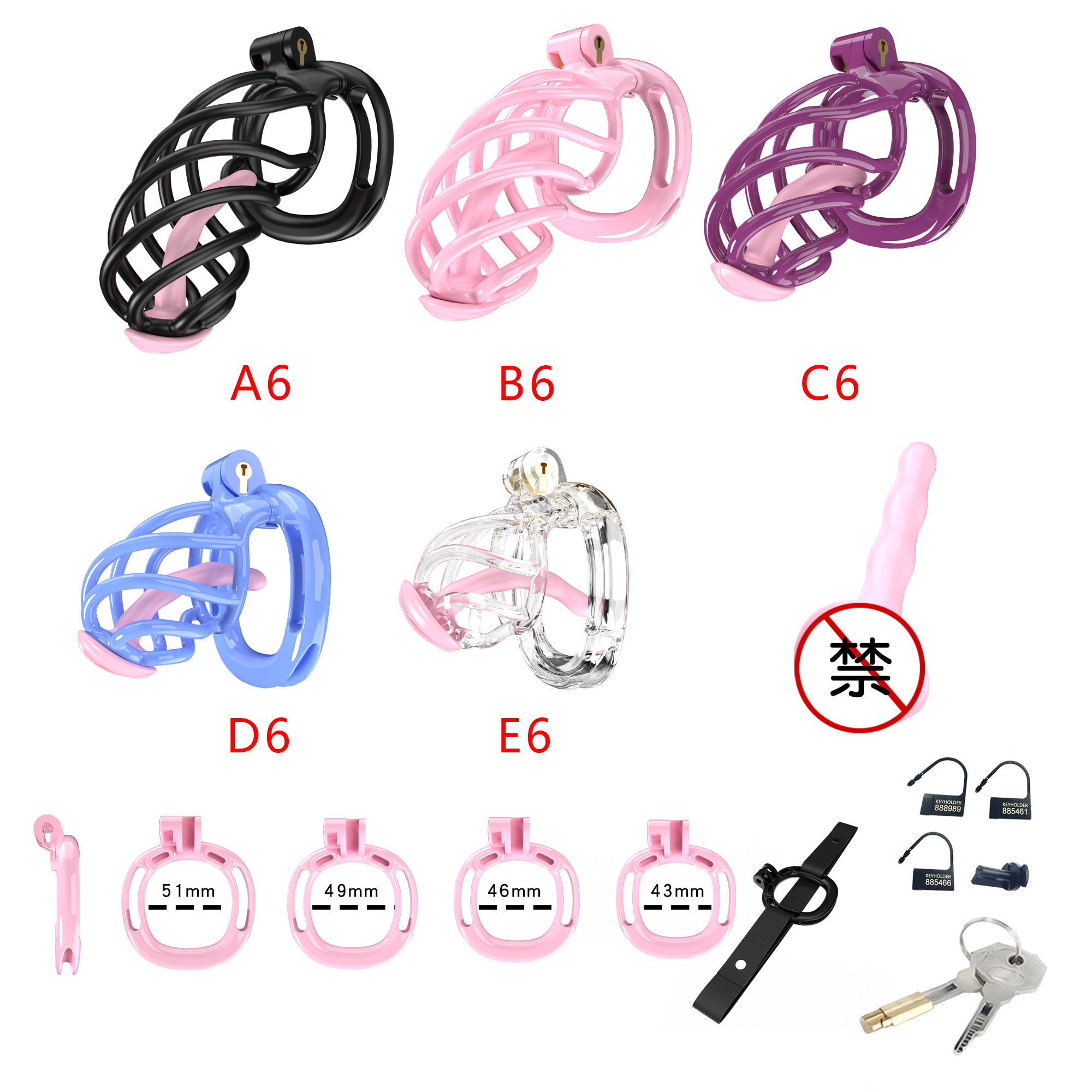 New Male Chastity Cage with Br - đánh giá và giá 3D Printing Abs