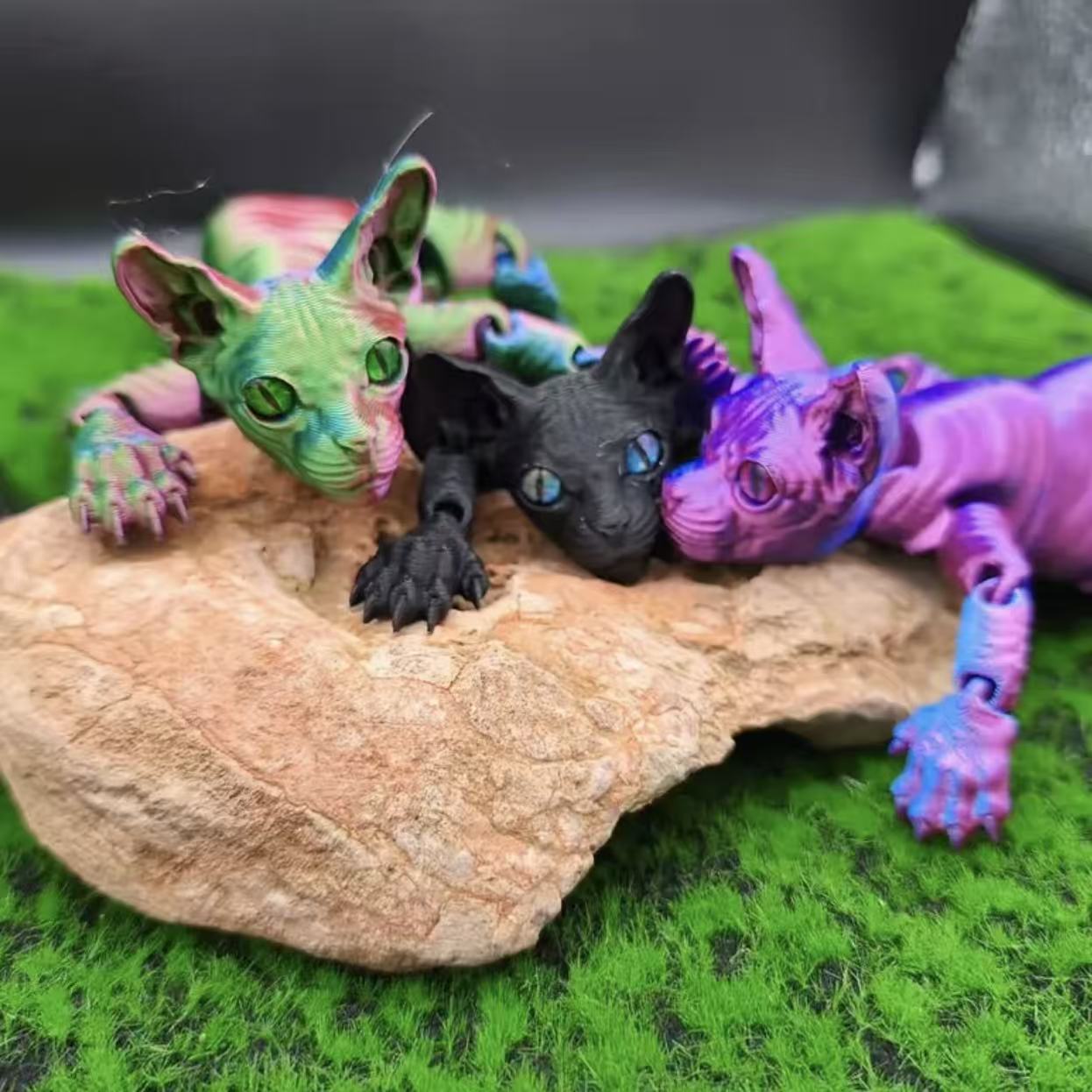 1pc 3D Printed Sphynx Cat Figu - đánh giá và giá 3D Printing Car