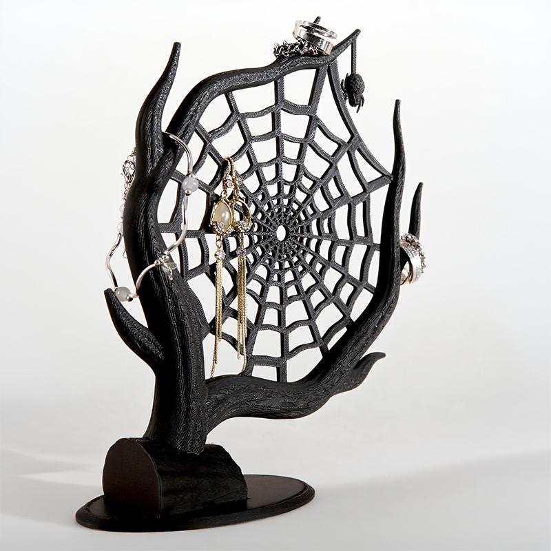 3D Printed Spider Web Hallowee - đánh giá và giá 3D Printing Web