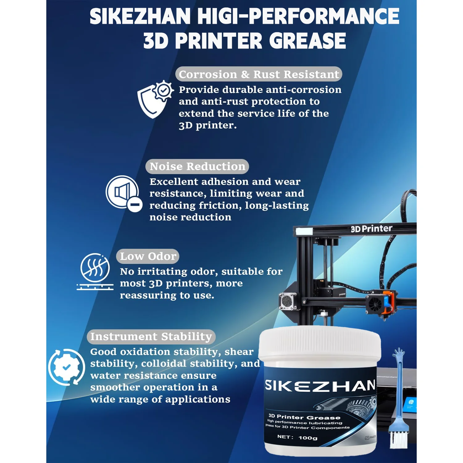 3D Printer Lithium Grease High - đánh giá và giá 3D Printing Guide
