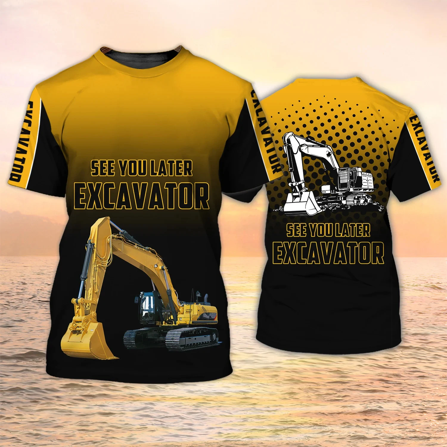 Excavator TShirts Heavy Equipm - đánh giá và giá 3D Printing Operator