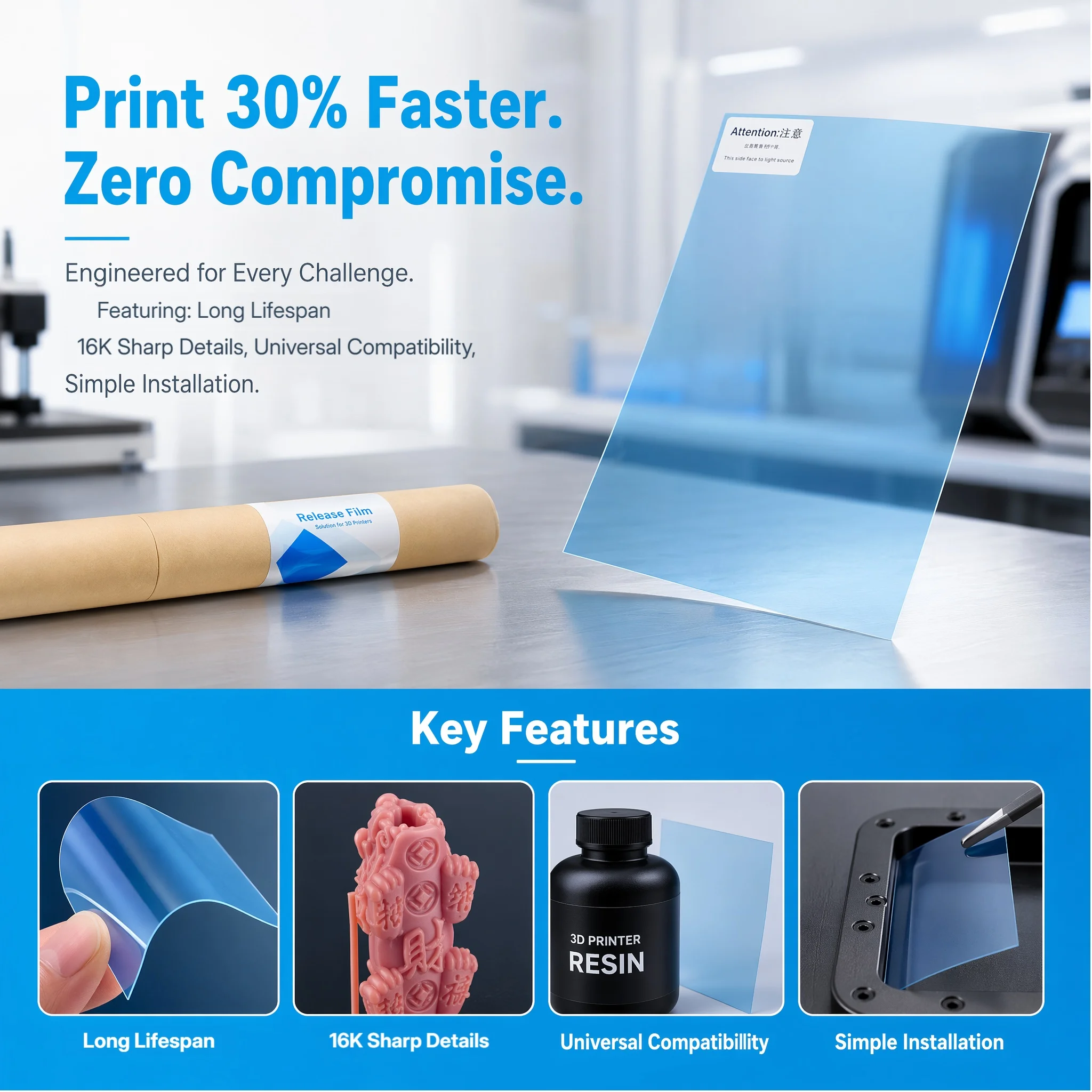 High Speed ACF Release Film Fo - đánh giá và giá 3D Printing Workshop