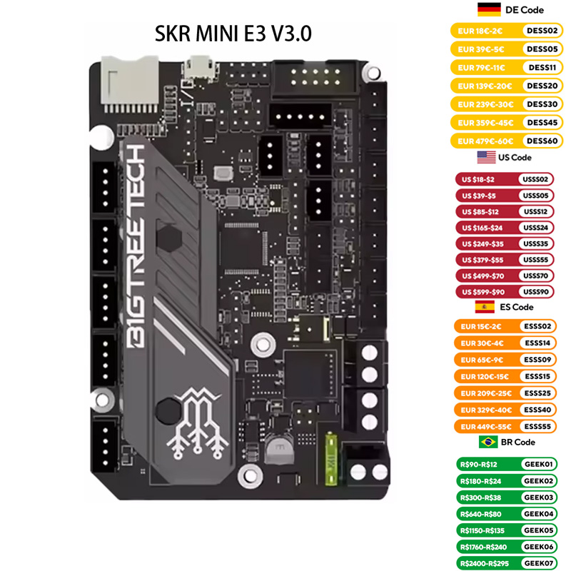 BIGTREETECH SKR MINI E3 V3.0 3 - đánh giá và giá 3D Printer Bed Spring
