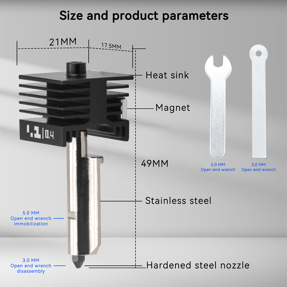 For Bambu Lab P2S X2D Upgraded - đánh giá và giá 3D Printing Nozzle