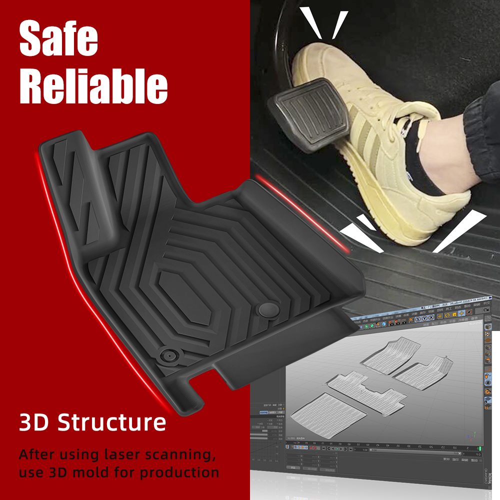 3D TPE Car Floor Mat for Nissa - đánh giá và giá 3D Printing Car