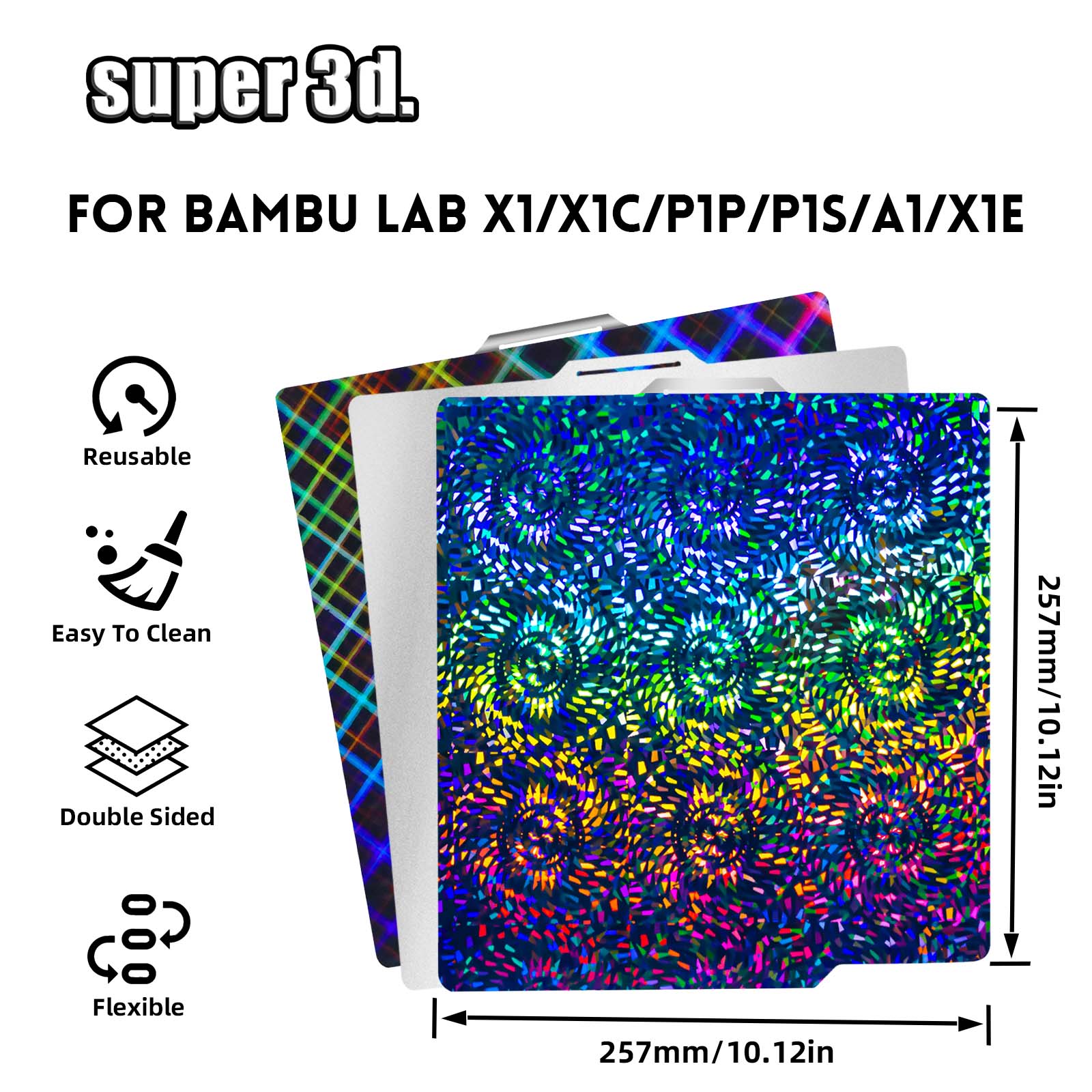 P2S Build Plate for Bambu Lab  - đánh giá và giá 3D Printing X1 Carbon
